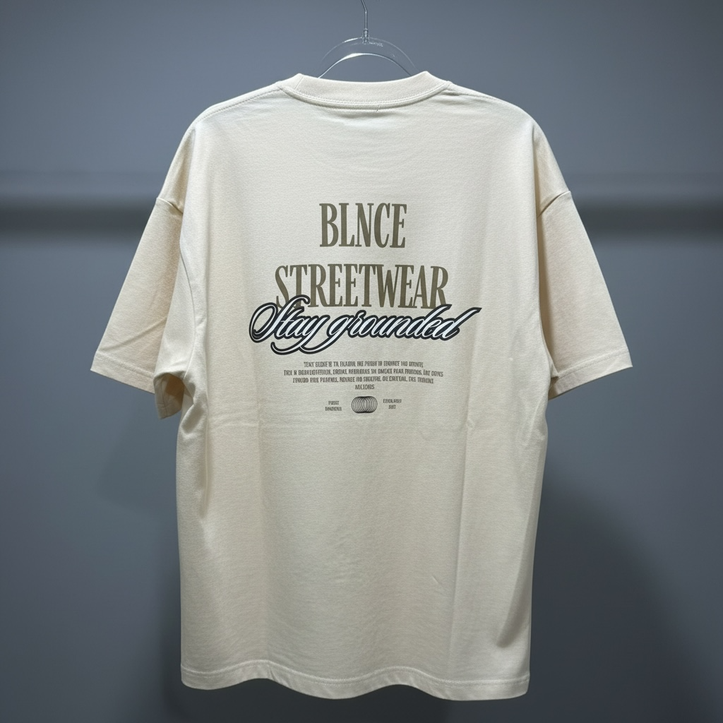 BLNCE "Stay Grounded" Manifest Tee - Sakura BLNCE Streetwear