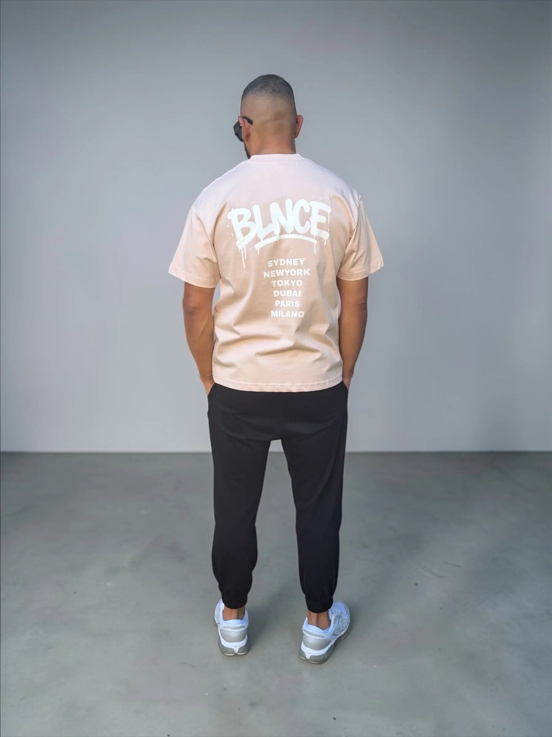 BLNCE Worldwide Graffiti Tee - Peach BLNCE Streetwear