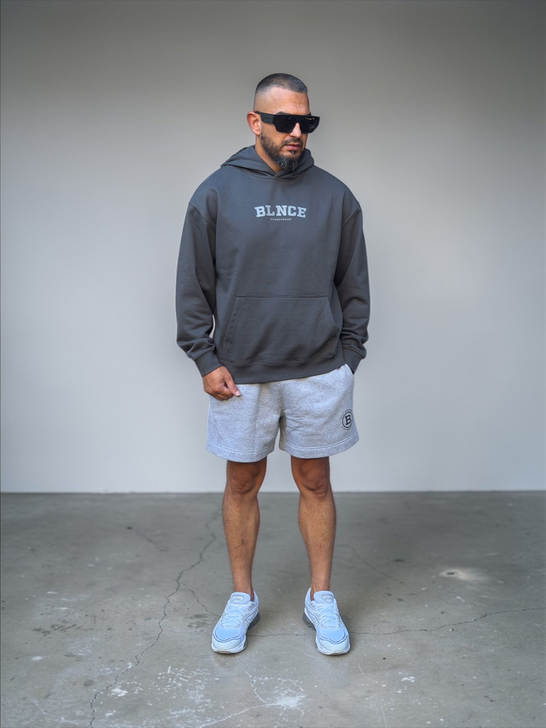 BLNCE "District 81" Heavyweight Hoodie - Charcoal BLNCE Streetwear