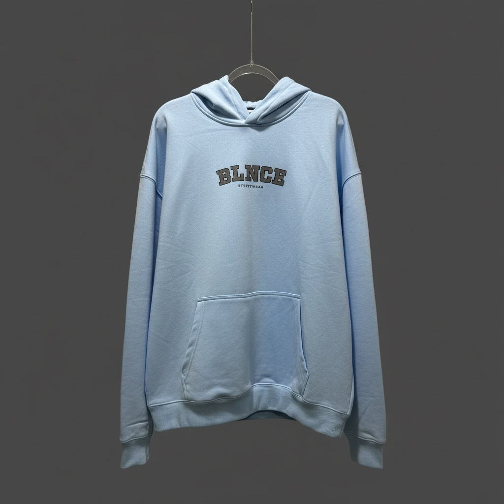 BLNCE "District 81" Heavyweight Hoodie - Sky Blue BLNCE Streetwear