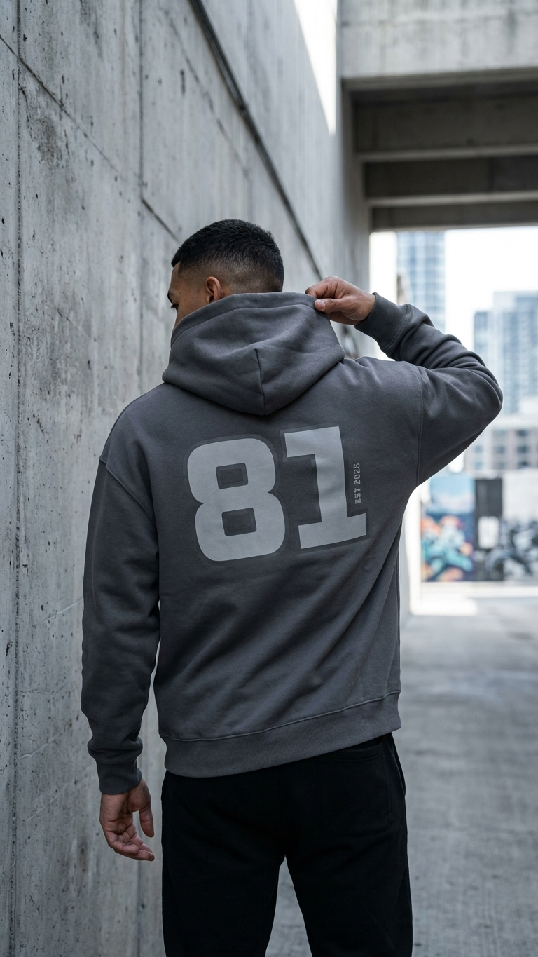 BLNCE District 81 Heavyweight Hoodie - Charcoal