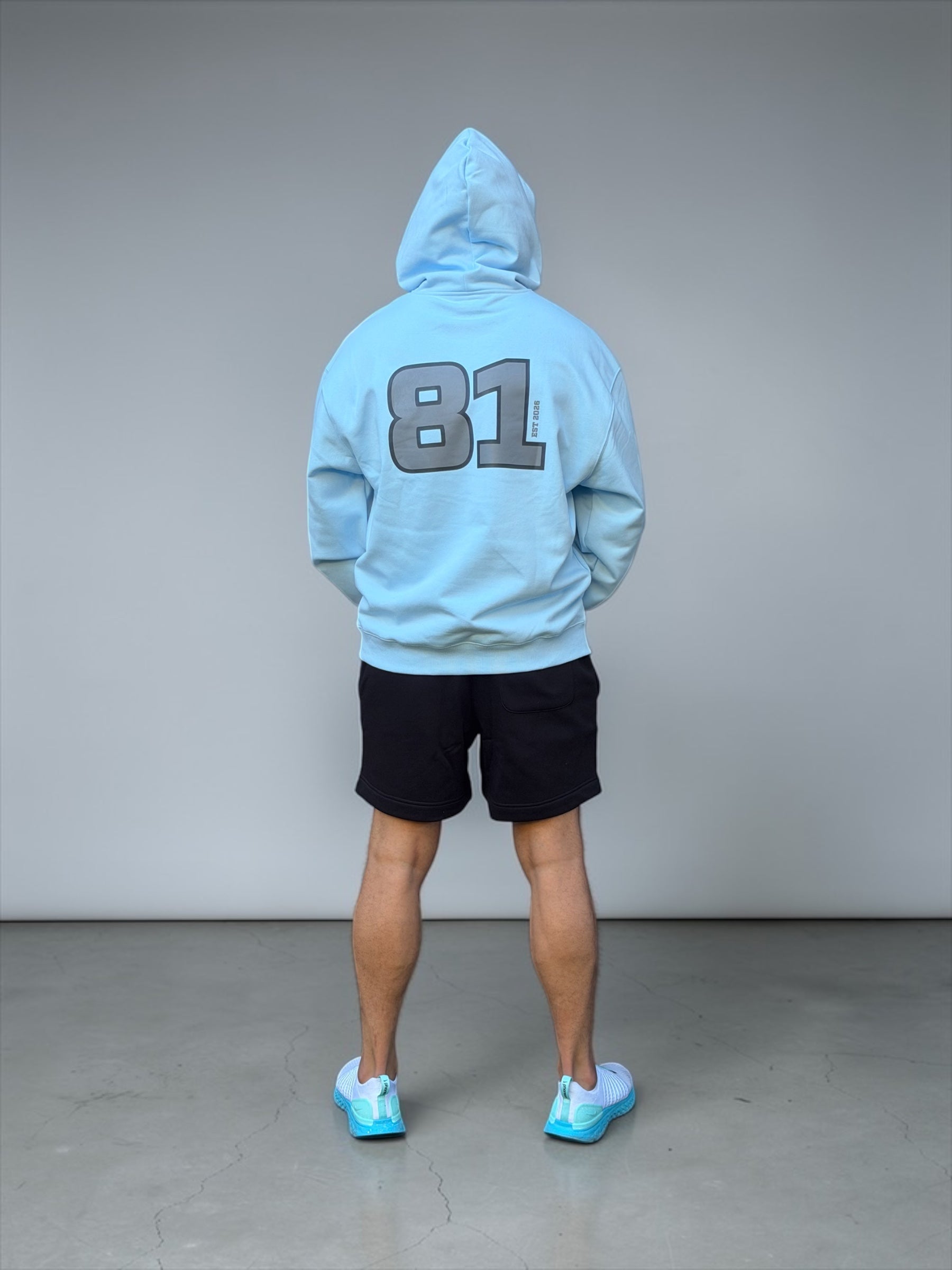 BLNCE "District 81" Heavyweight Hoodie - Sky Blue BLNCE Streetwear