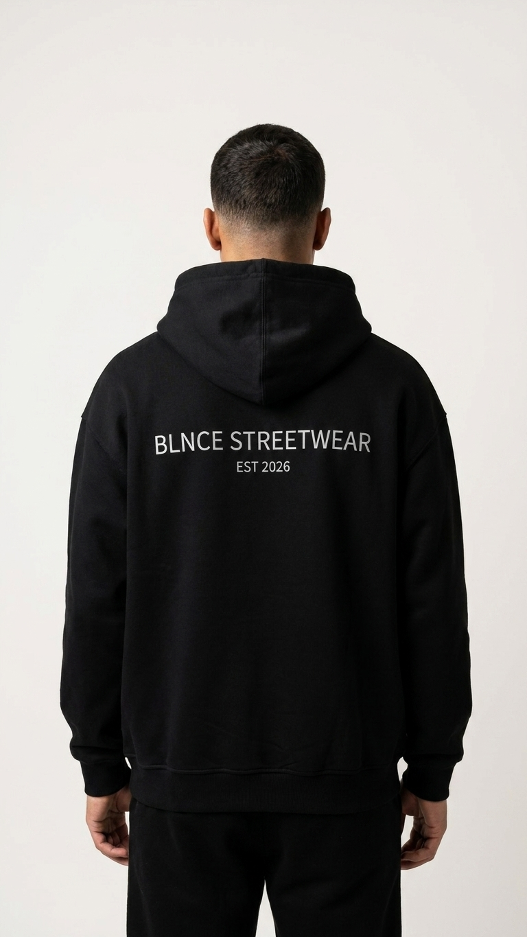 BLNCE Legacy Hoodie - Onyx Black