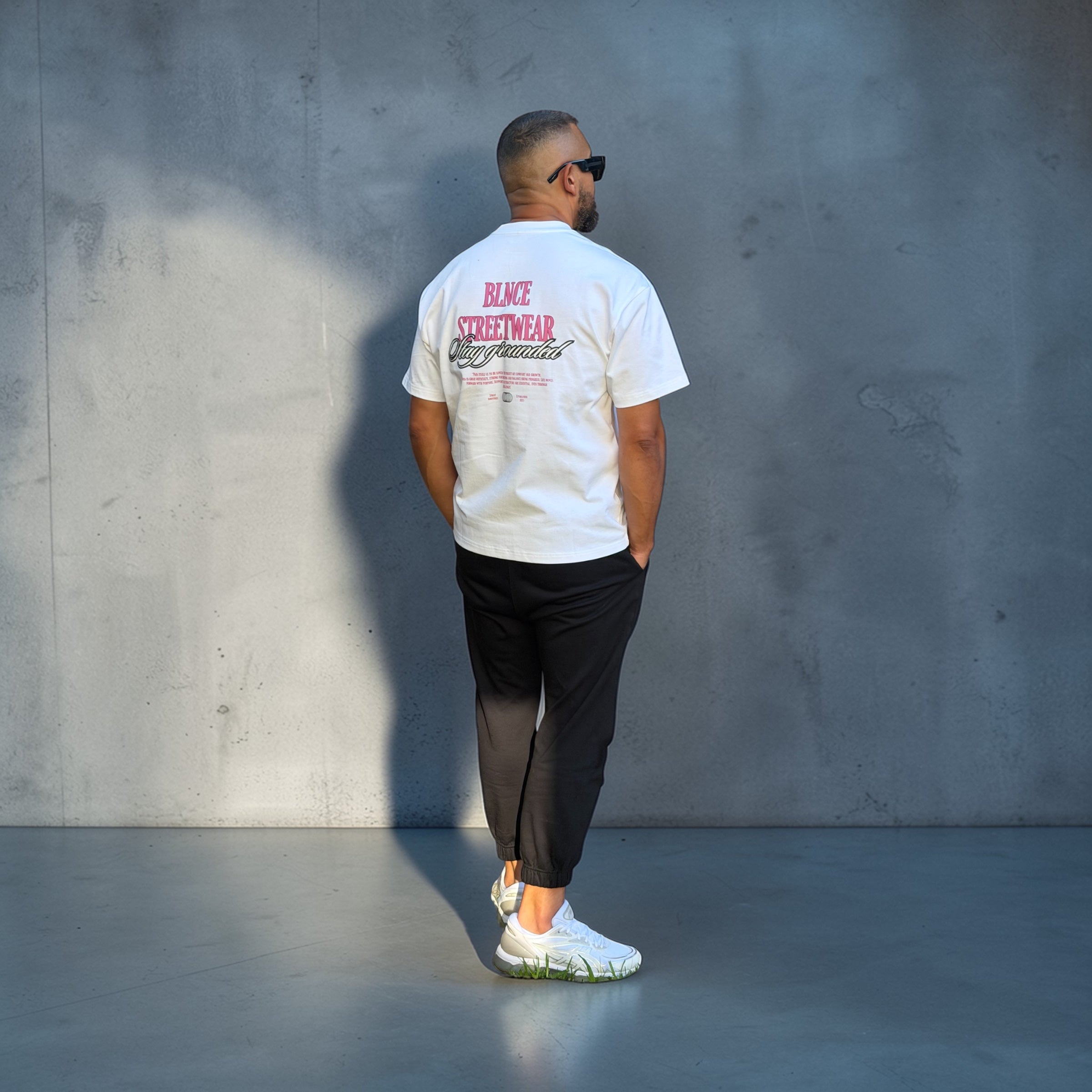 BLNCE "Stay Grounded" Manifest Tee - Sakura BLNCE Streetwear