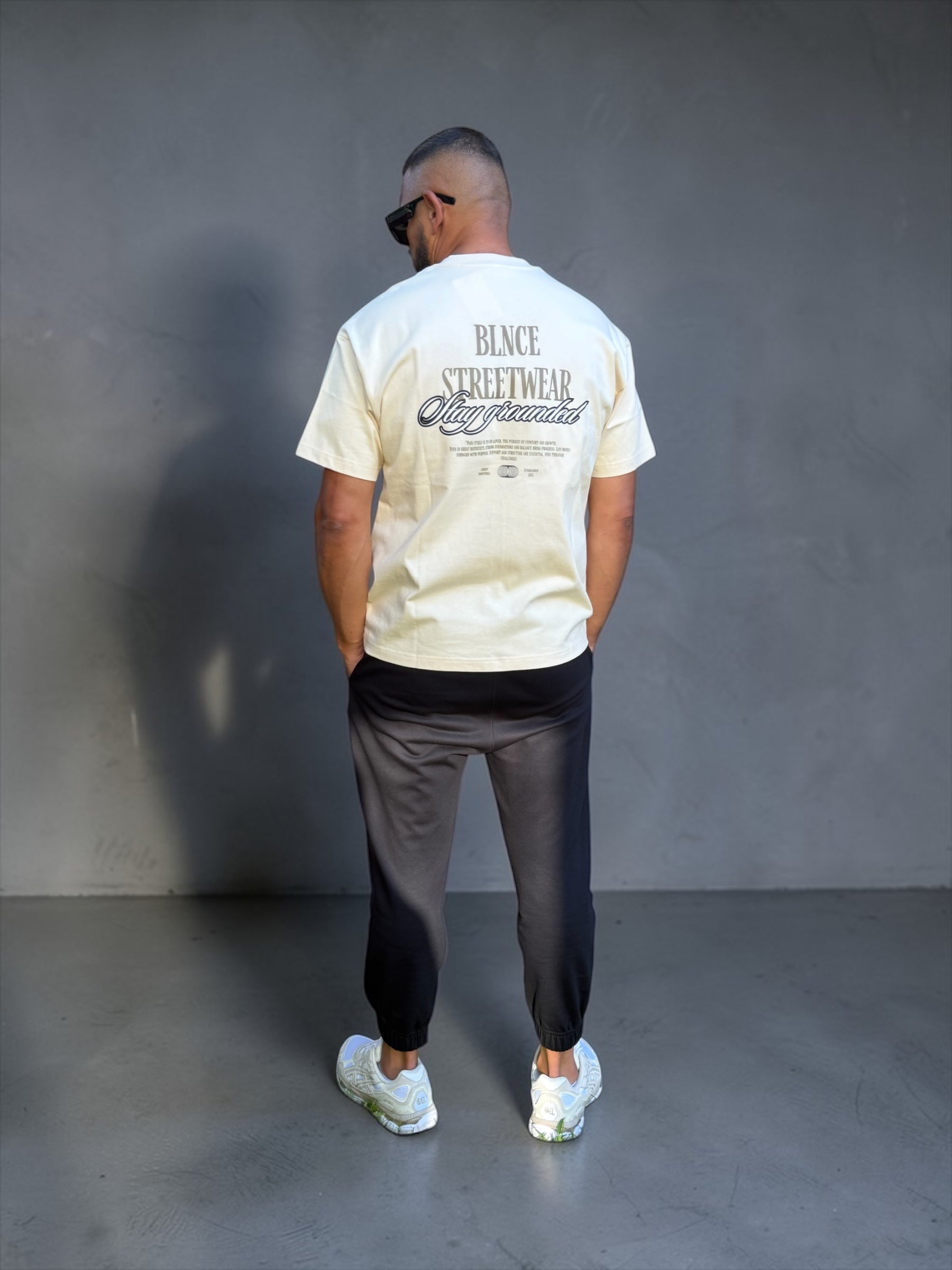 BLNCE "Stay Grounded" Manifest Tee - Sakura BLNCE Streetwear
