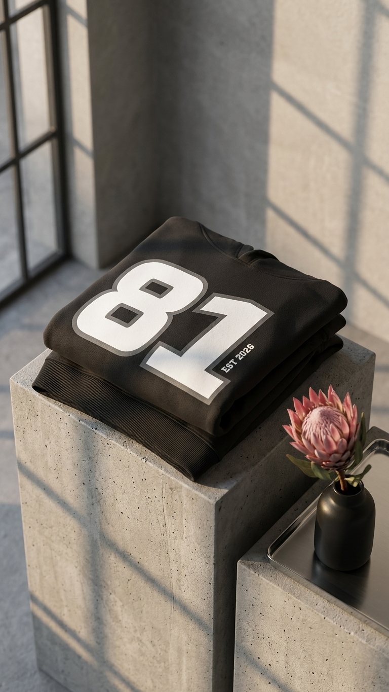 BLNCE District 81 Heavyweight Hoodie - Onyx Black