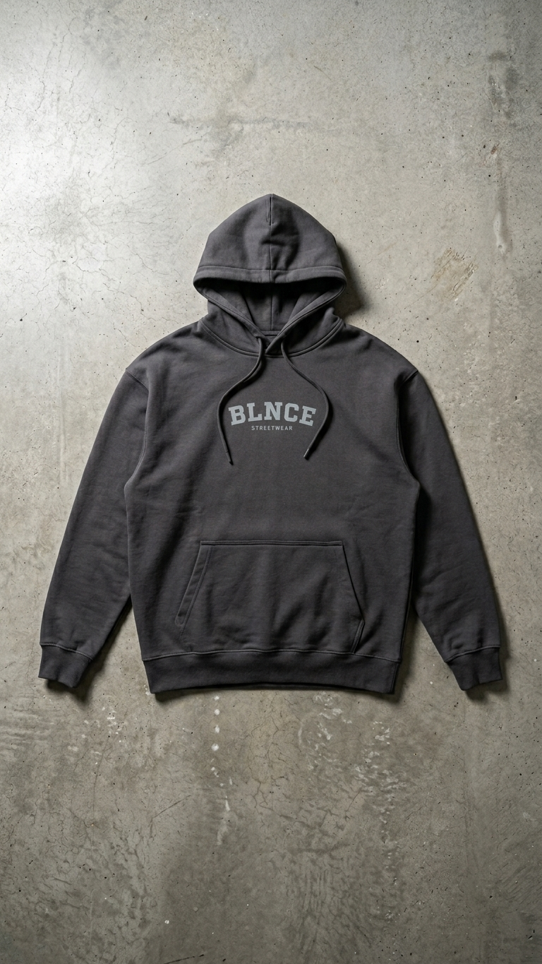 BLNCE District 81 Heavyweight Hoodie - Charcoal