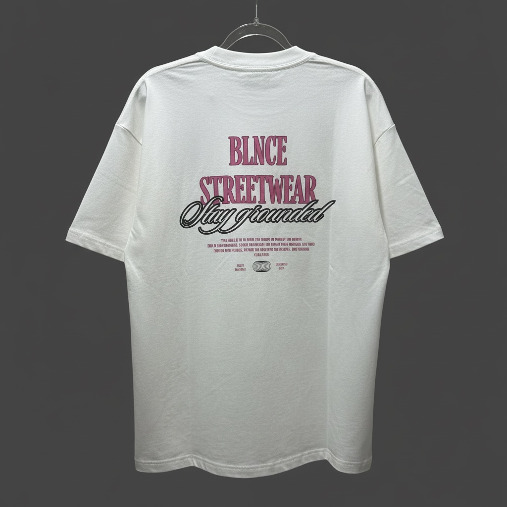 BLNCE "Stay Grounded" Manifest Tee - Sakura BLNCE Streetwear