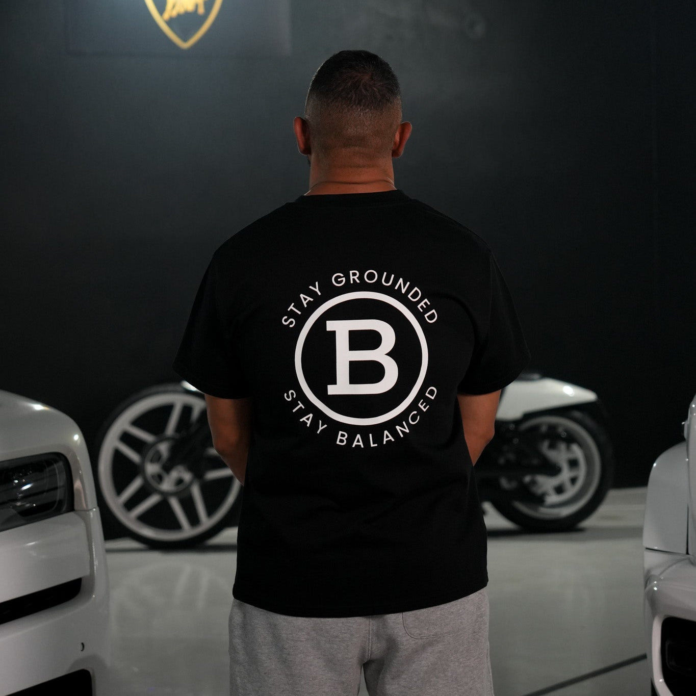 Stay Grounded Stay Balanced. Oversized tee