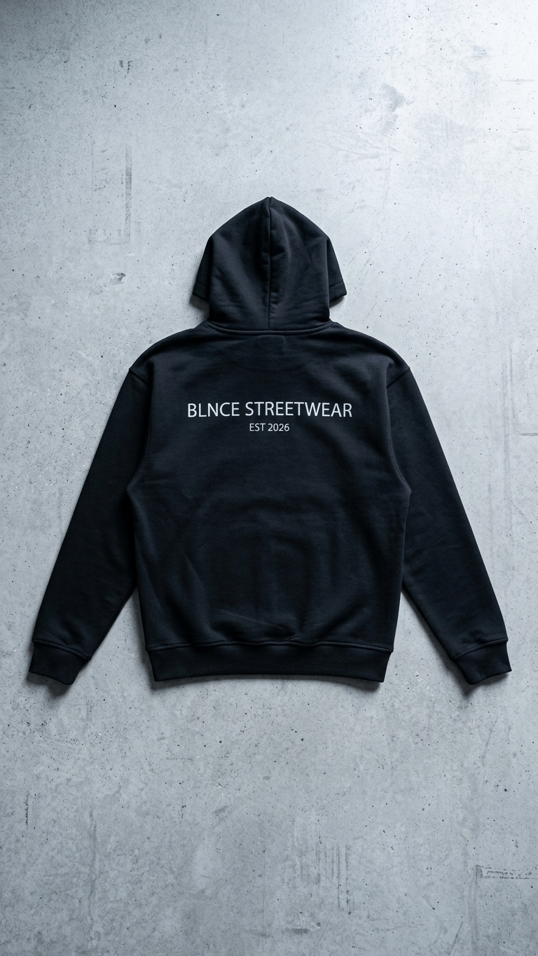 BLNCE Legacy Hoodie - Onyx Black