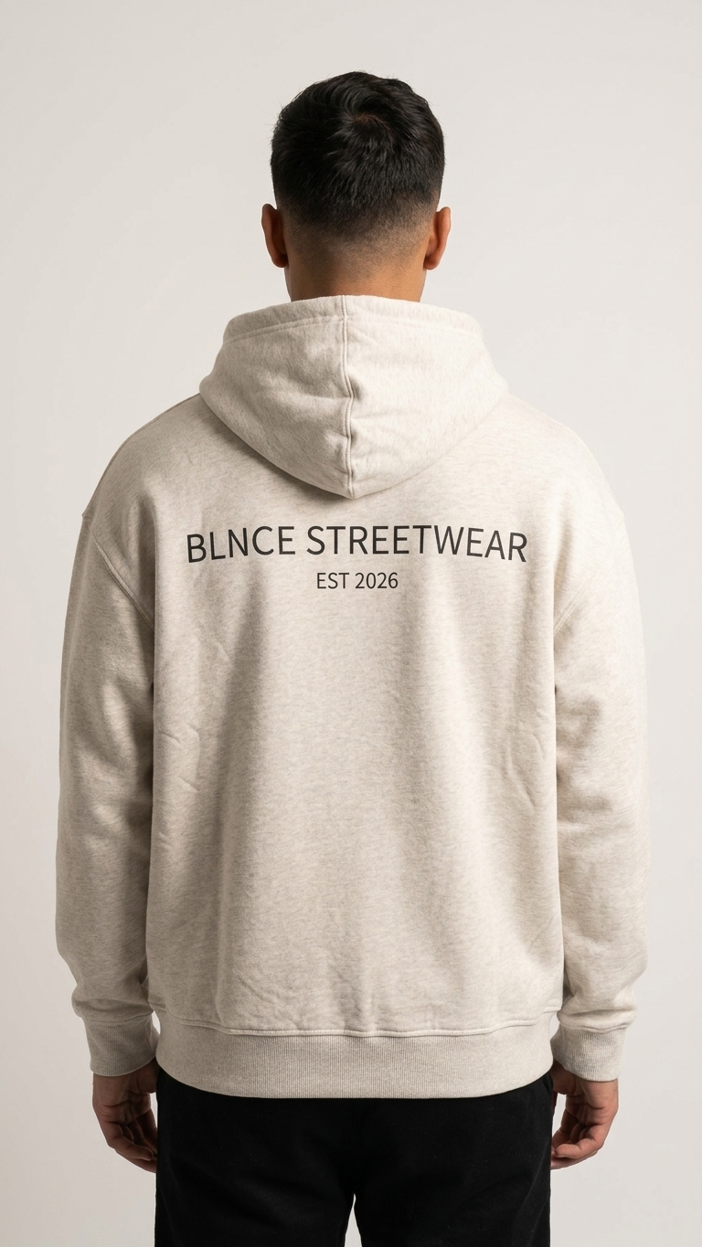 BLNCE "Legacy" Hoodie - Off WhiteGrey