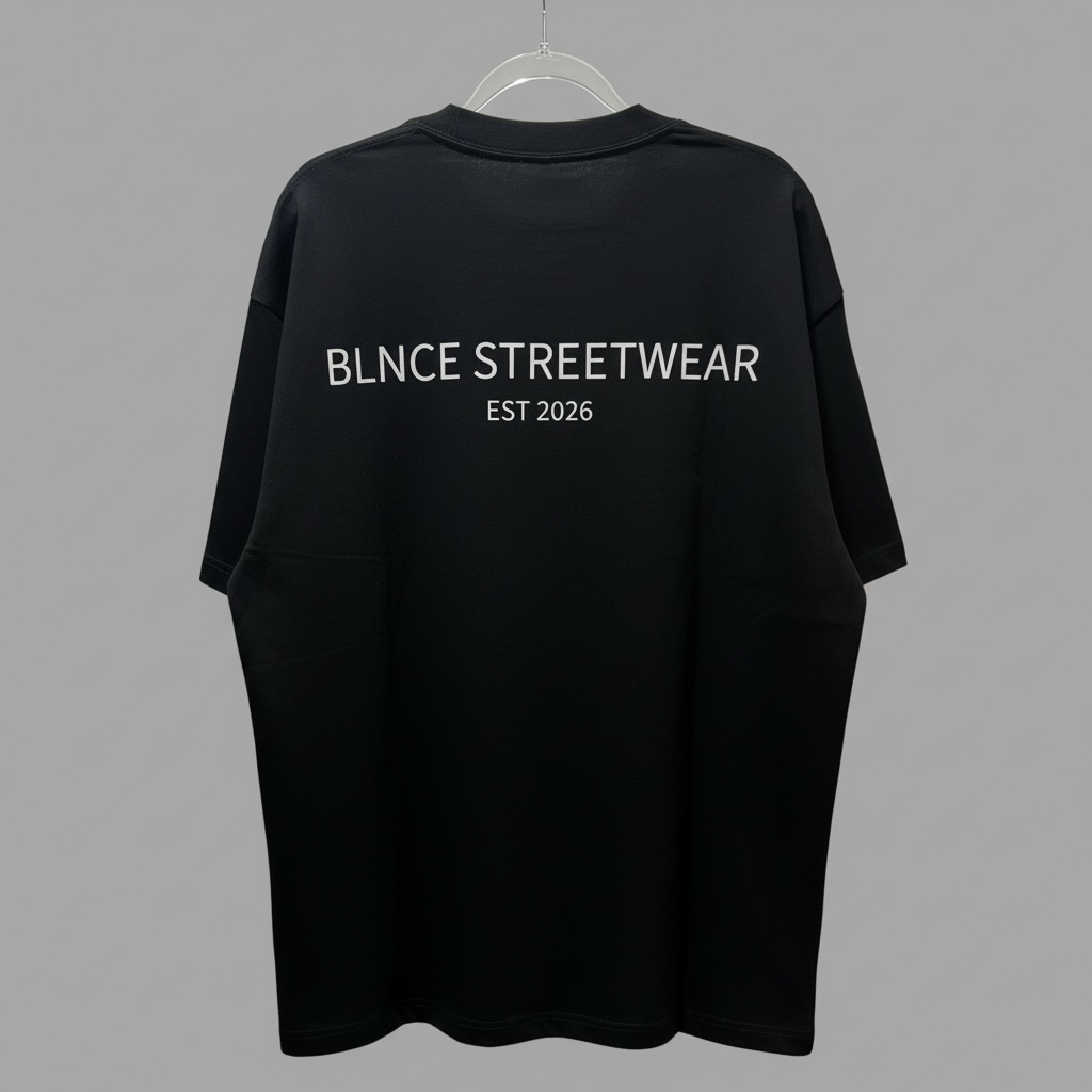 BLNCE "Legacy" Oversized Tee - Black BLNCE Streetwear