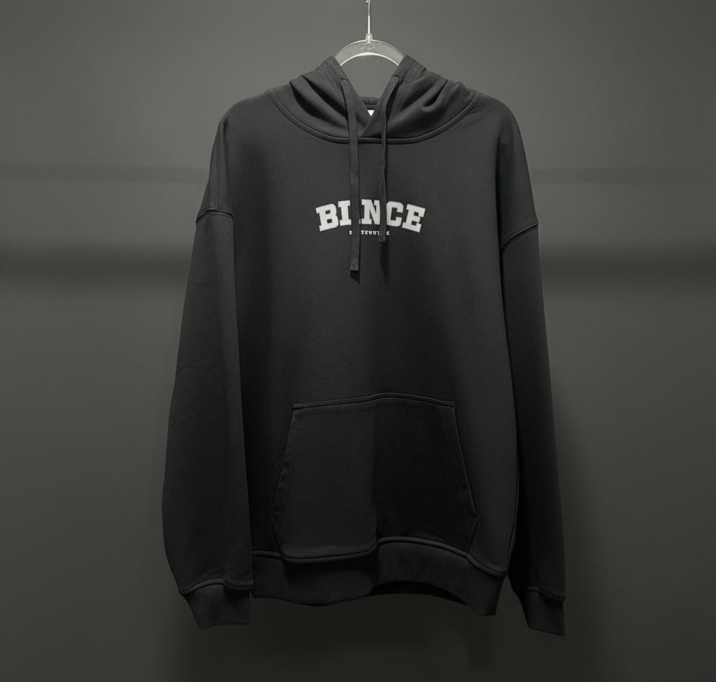 BLNCE "District 81" Heavyweight Hoodie - Onyx Black BLNCE Streetwear