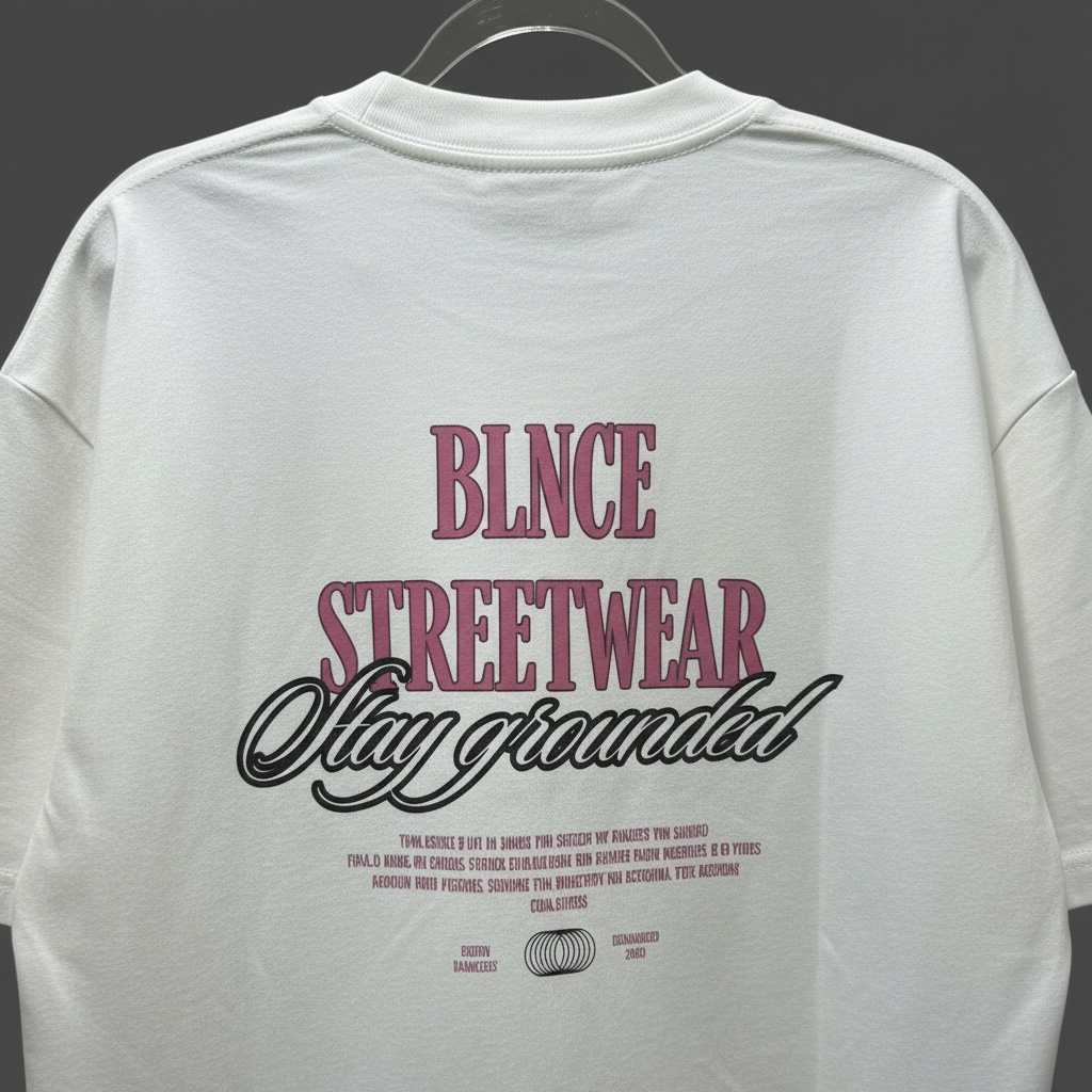 BLNCE "Stay Grounded" Manifest Tee - Sakura BLNCE Streetwear