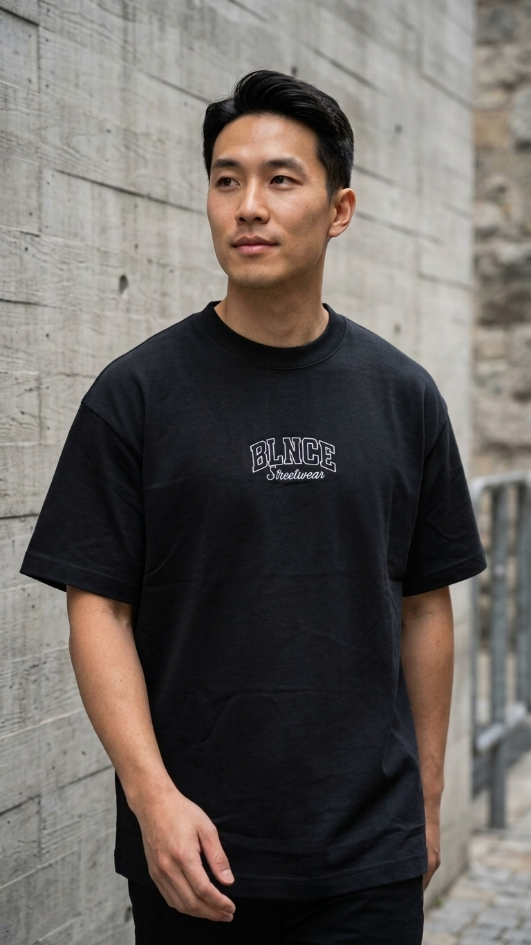 heavyweight streetwear tee“STREET CODED” HEAVYWEIGHT TEE