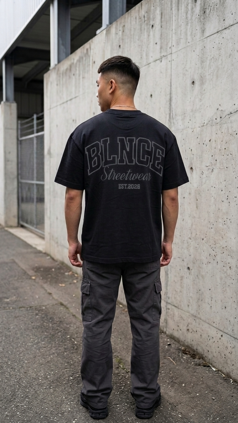 heavyweight streetwear tee“STREET CODED” HEAVYWEIGHT TEE