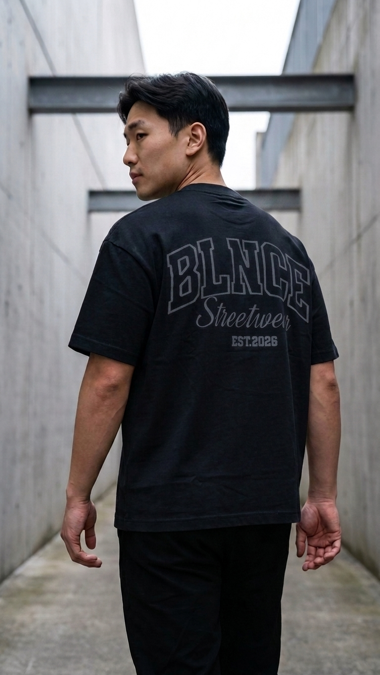 heavyweight streetwear tee“STREET CODED” HEAVYWEIGHT TEE